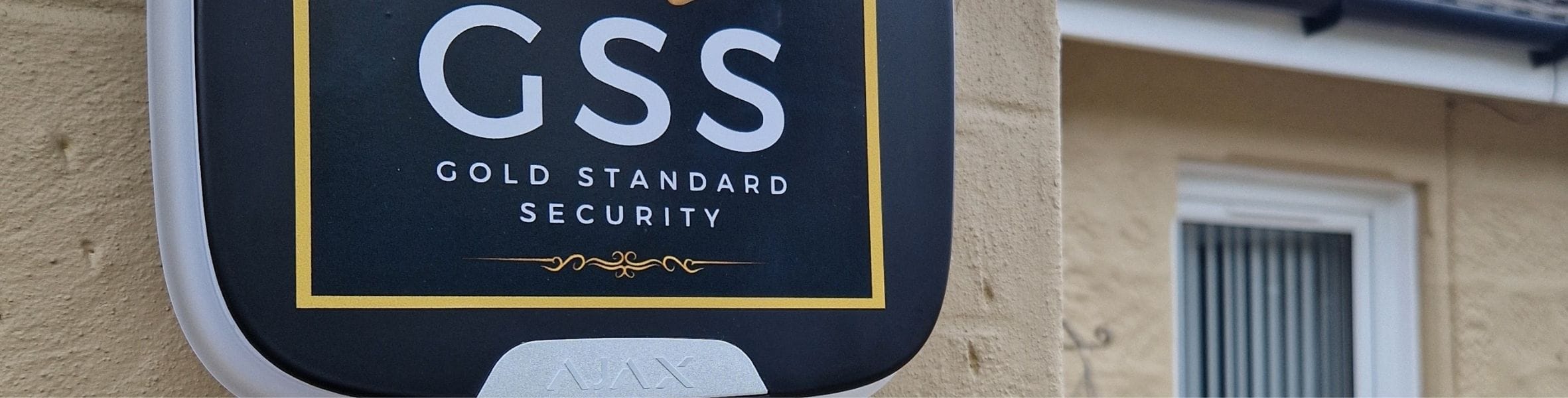 AJAX alarm system installed on a property in Glasgow