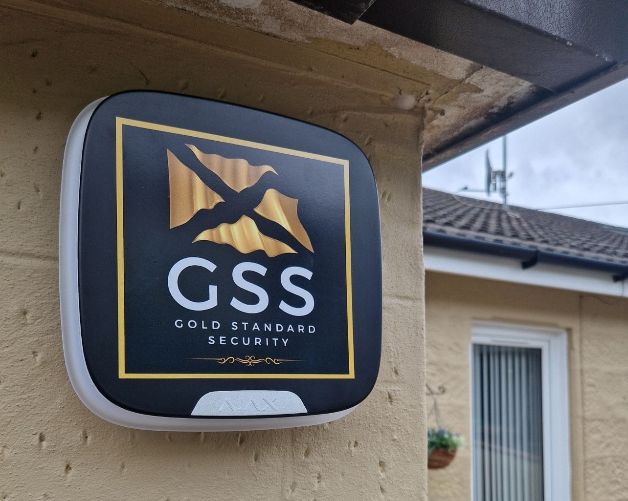 alarm system installed in a residential property in Glasgow